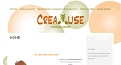 Desktop Screenshot of creamuse.be